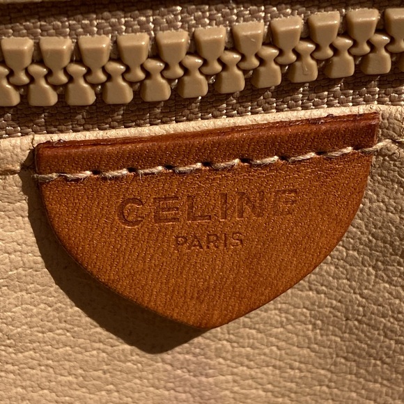 VINTAGE CELINE Macadam Coated Canvas Soft Side Brief Case (M08) - Picture 11 of 11